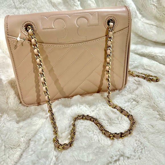 Tory Burch Handbags - Alexa Convertible Leather Shoulder Bag